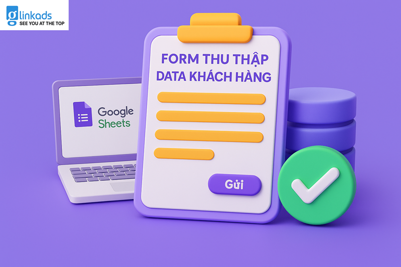 Cách tạo form thu thập data khách hàng đồng bộ Google Sheets hiệu quả