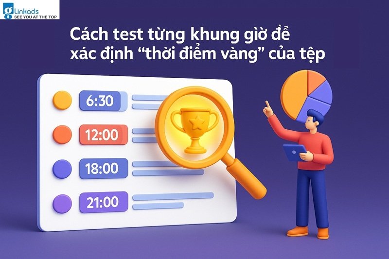 Cách test từng khung giờ để xác định “thời điểm vàng” của tệp