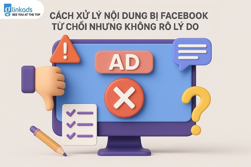 Cách xử lý nội dung bị Facebook từ chối nhưng không rõ lý do