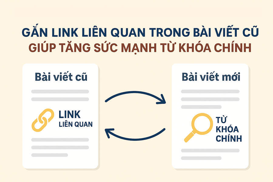 Gắn Link Nội Bộ Trong Bài Viết Cũ – Bí Kíp Tăng Sức Mạnh Từ Khóa Chính Mà Nhiều Người Bỏ Qua