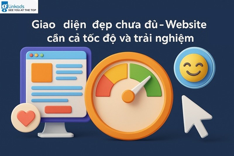 Giao diện đẹp chưa đủ – website cần cả tốc độ và trải nghiệm