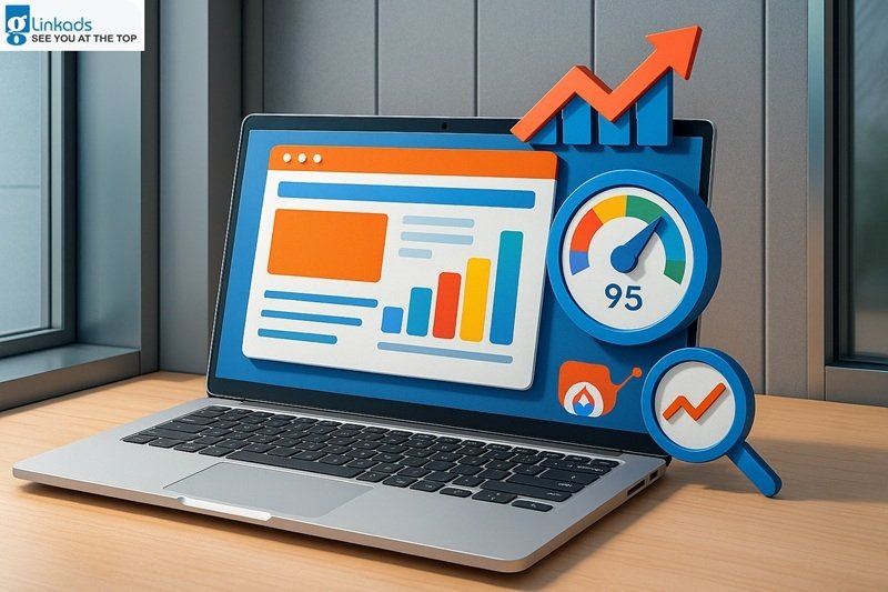 Glinkads thiết kế website chuẩn Google Lighthouse tối ưu SEO