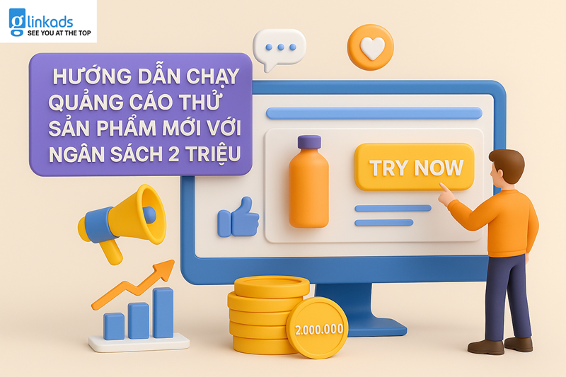 Hướng dẫn chạy quảng cáo thử sản phẩm mới với ngân sách 2 triệu