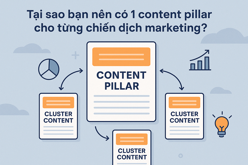 Tại sao bạn nên có 1 content pillar cho từng chiến dịch marketing?