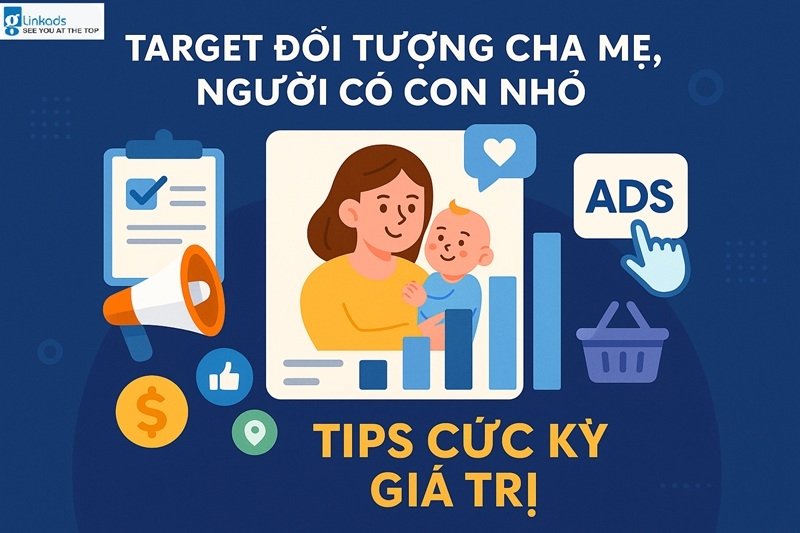 Target đối tượng cha mẹ, người có con nhỏ – tips cực kỳ giá trị