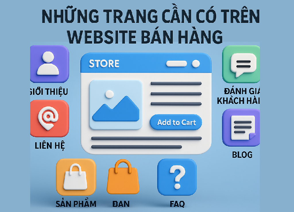 Thiết Kế Website Bán Hàng – 7 Trang Không Thể Thiếu Để Tăng Niềm Tin Khách Hàng