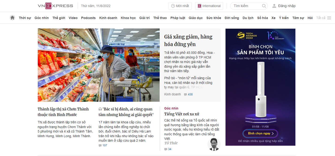 Thiết kế website tin tức