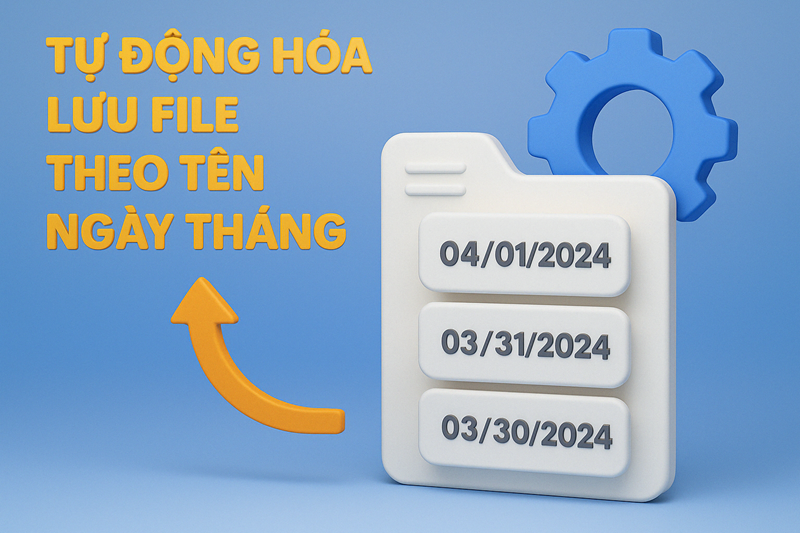Tự động hóa lưu file theo tên ngày tháng