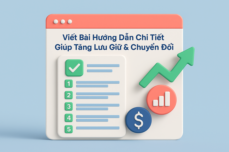 Viết Bài Hướng Dẫn Chi Tiết Giúp Tăng Lưu Giữ & Chuyển Đổi