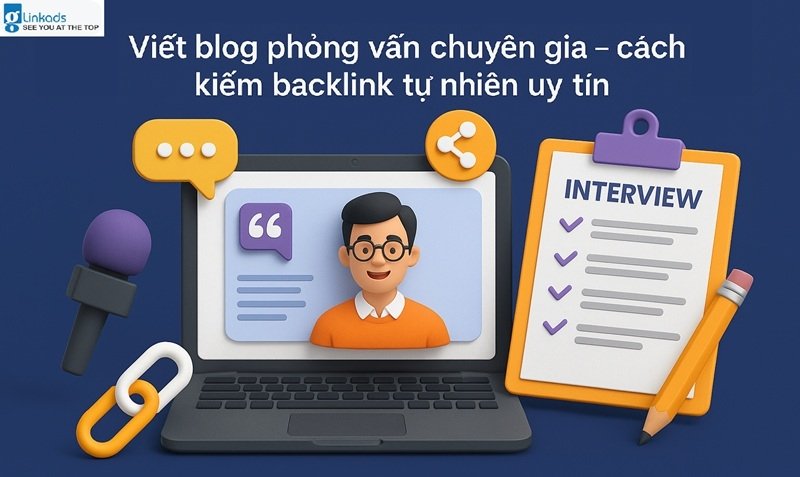 Viết blog phỏng vấn chuyên gia – cách kiếm backlink tự nhiên uy tín